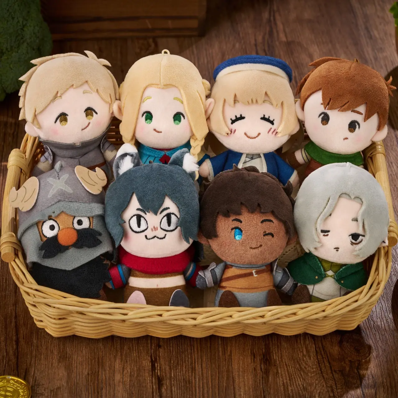 Delicious in Dungeon Plush Finger Puppet Keychain Blind Box – Official Designer Collectible Art Toy