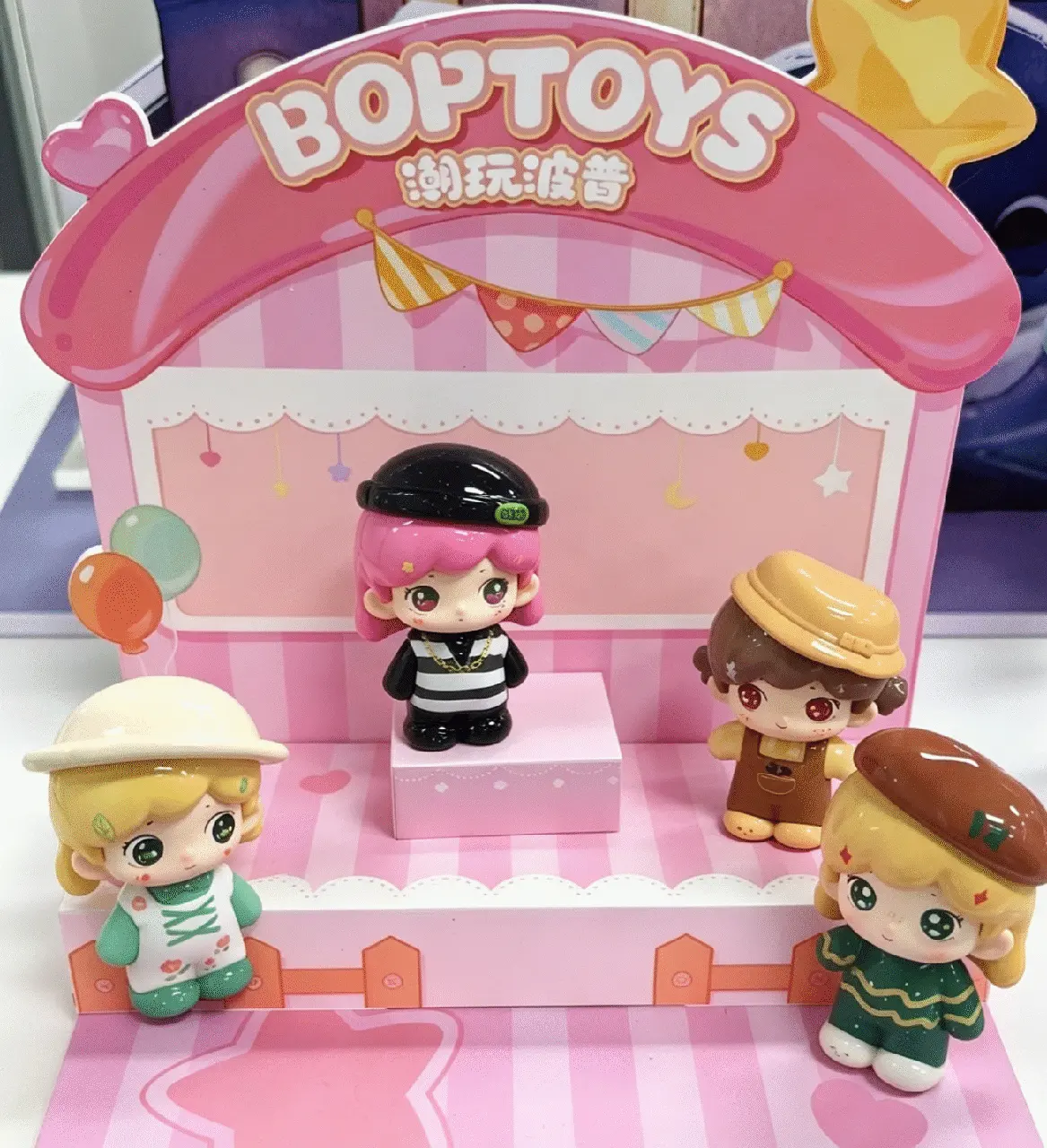 【Display】HANABEAR Sweet Time Show Blind Box | Heat Changing Collectible Figure, Girls Desktop Decor Gift – Official Designer Collectible Art Toy