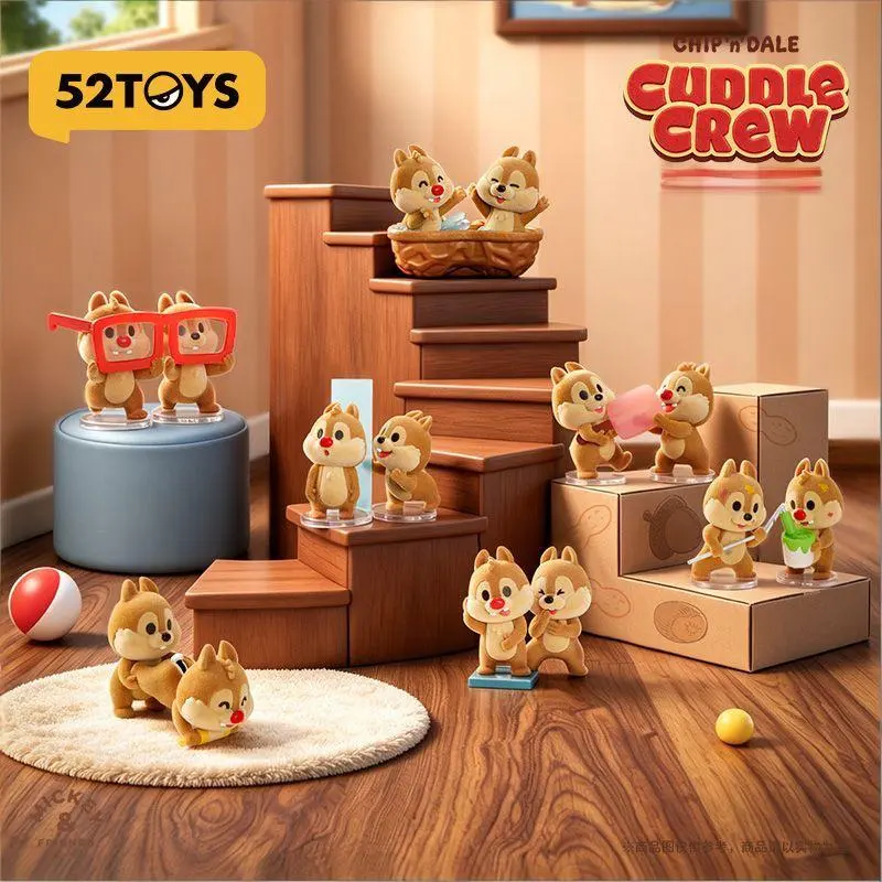 52TOYS Chip ‘n’ Dale “Cuddle Crew” Series Blind Box – Official 52TOYS Art Toy