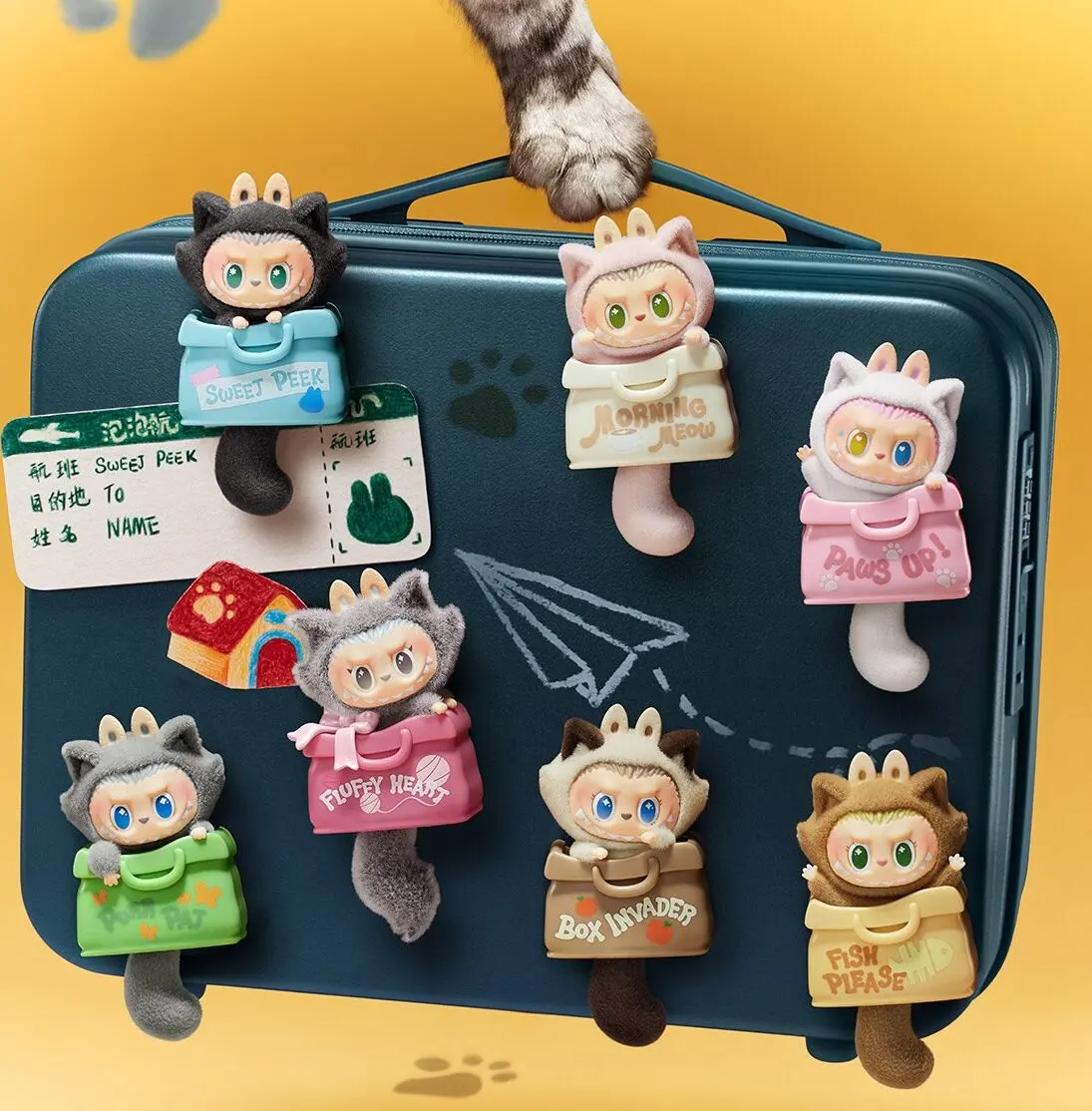 Fridge Magnet Blind Box THE MONSTERS CAT MODE ON SERIES