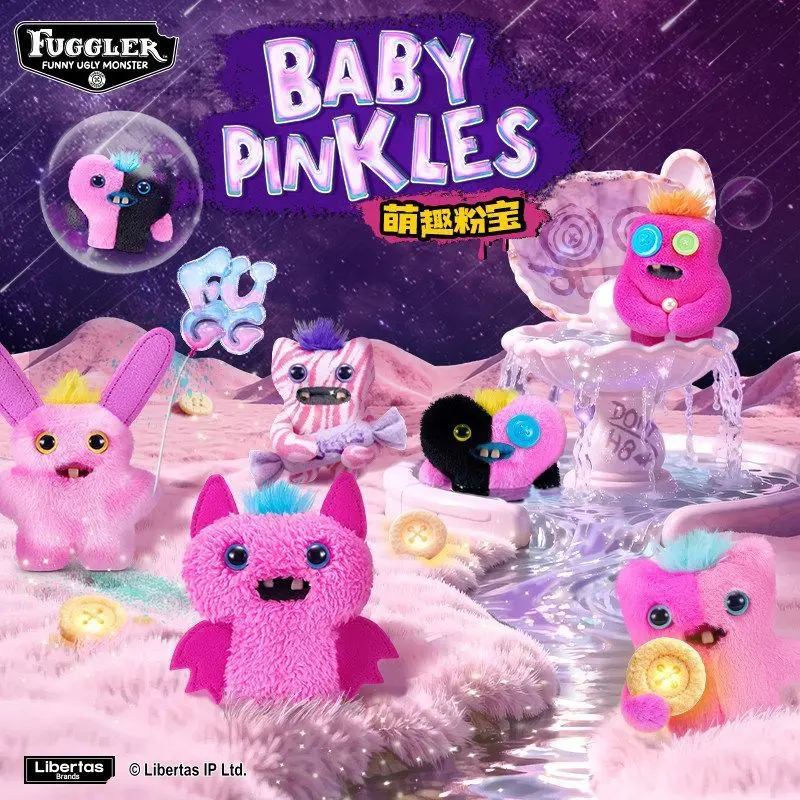 FUGGLER Cute Pink Treasure Plush Blind Box – Official Designer Collectible Art Toy