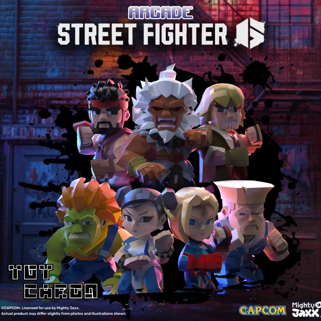 Mighty Jaxx Arcade: Capcom Street Fighter Pixel Series Blind Box – Official Designer Collectible Art Toy