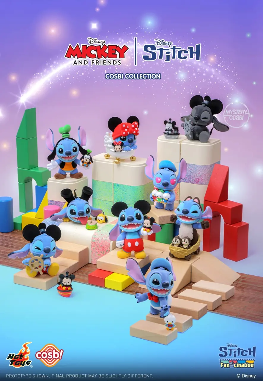Hot Toys Mickey and Friends Stitch Cosbi Collection Blind Box