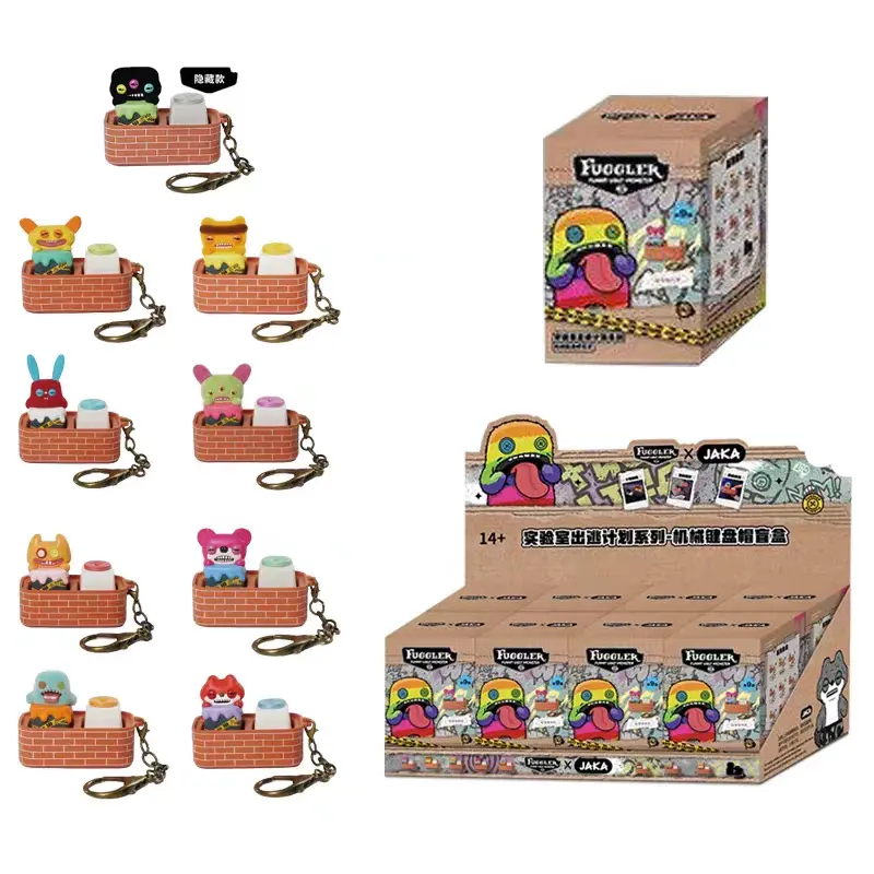 Fuggler Lab Escape Plan Series Mechanical Keycap Blind Box – Official Designer Collectible Art Toy