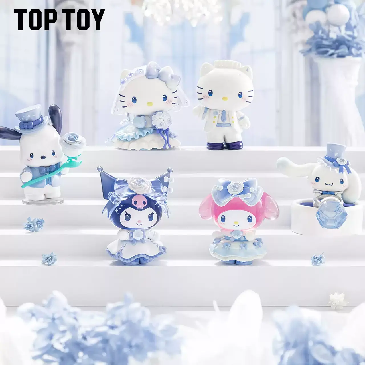 Display Sanrio Characters Romantic Wedding Series Figure Blind Box