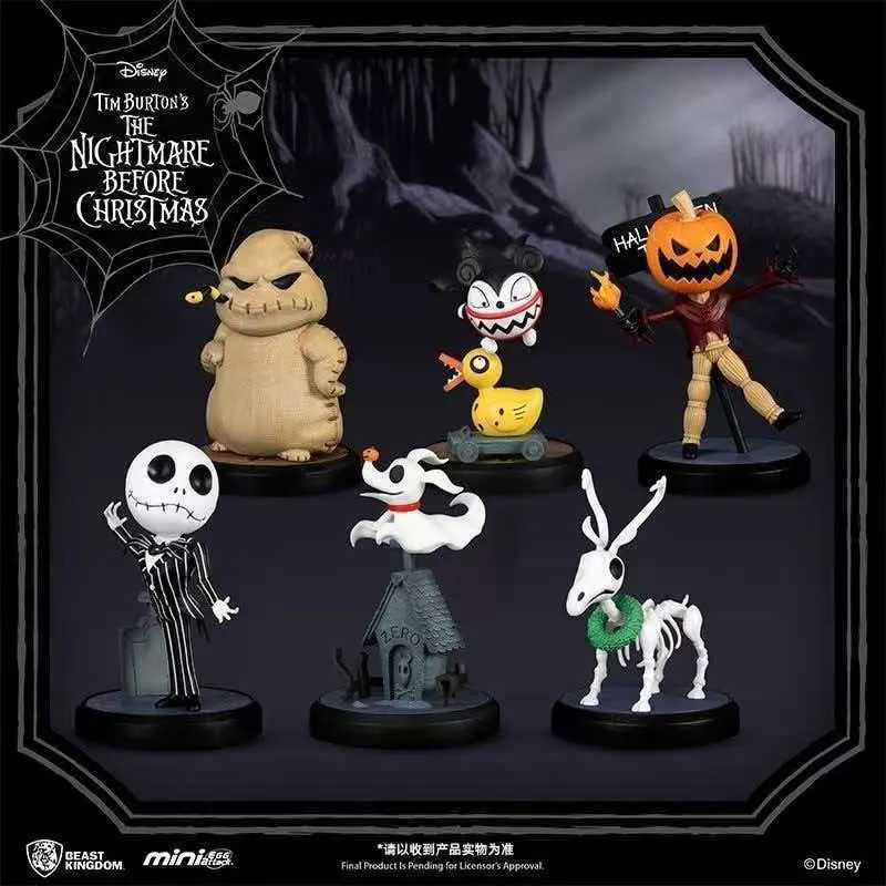 🎃 The Nightmare Before Christmas Mini Figure Set – Official Designer Collectible Art Toy