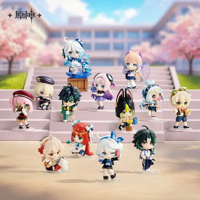 Genshin Impact Academy Poem of Light Q Version Blind Box Figures – Official Designer Collectible Art Toy