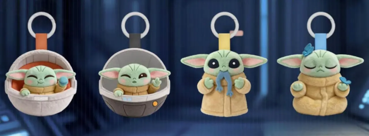 Star Wars Grogu Cute Force Series Plush Earbud Case Blind Box – Official Designer Collectible Art Toy