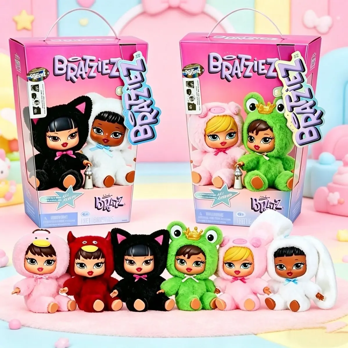 MGA Bratz Bratziez Iconz Series Plush Pendant Blind Box – Official Designer Collectible Art Toy