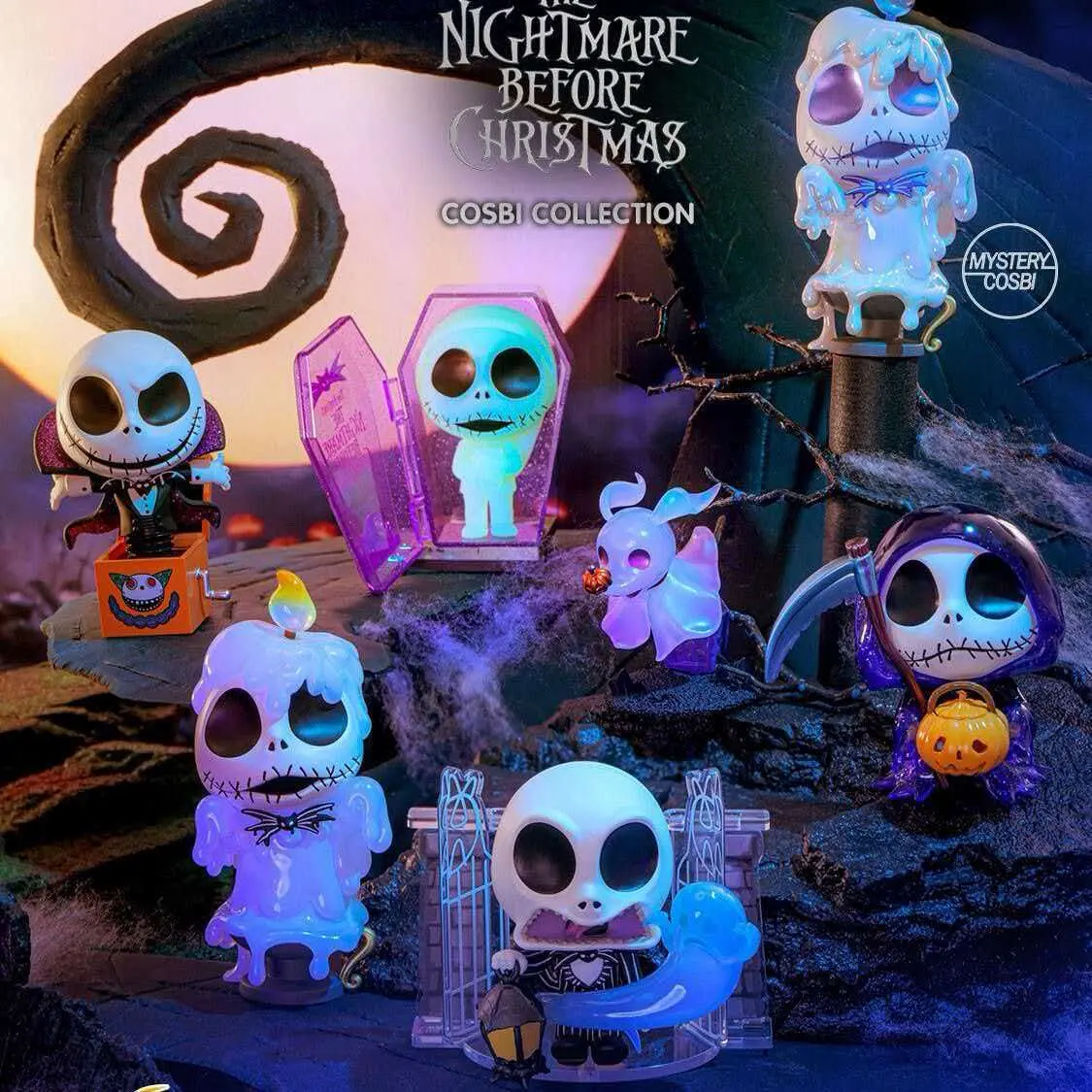 🎃 Hot Toys The Nightmare Before Christmas Cosbi Collection Blind Box Figure – Official Designer Collectible Art Toy
