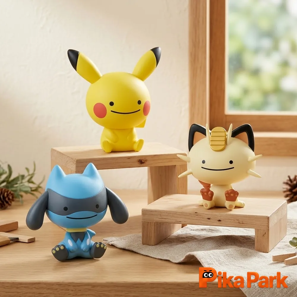 Funism Pokemon Ditto Qface Series Mini Figures Blind Box – Authentic Designer Collectible
