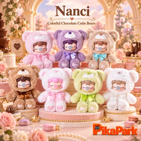 Nanci Colorful Chocolate Cutie Bears Series Plush Dolls