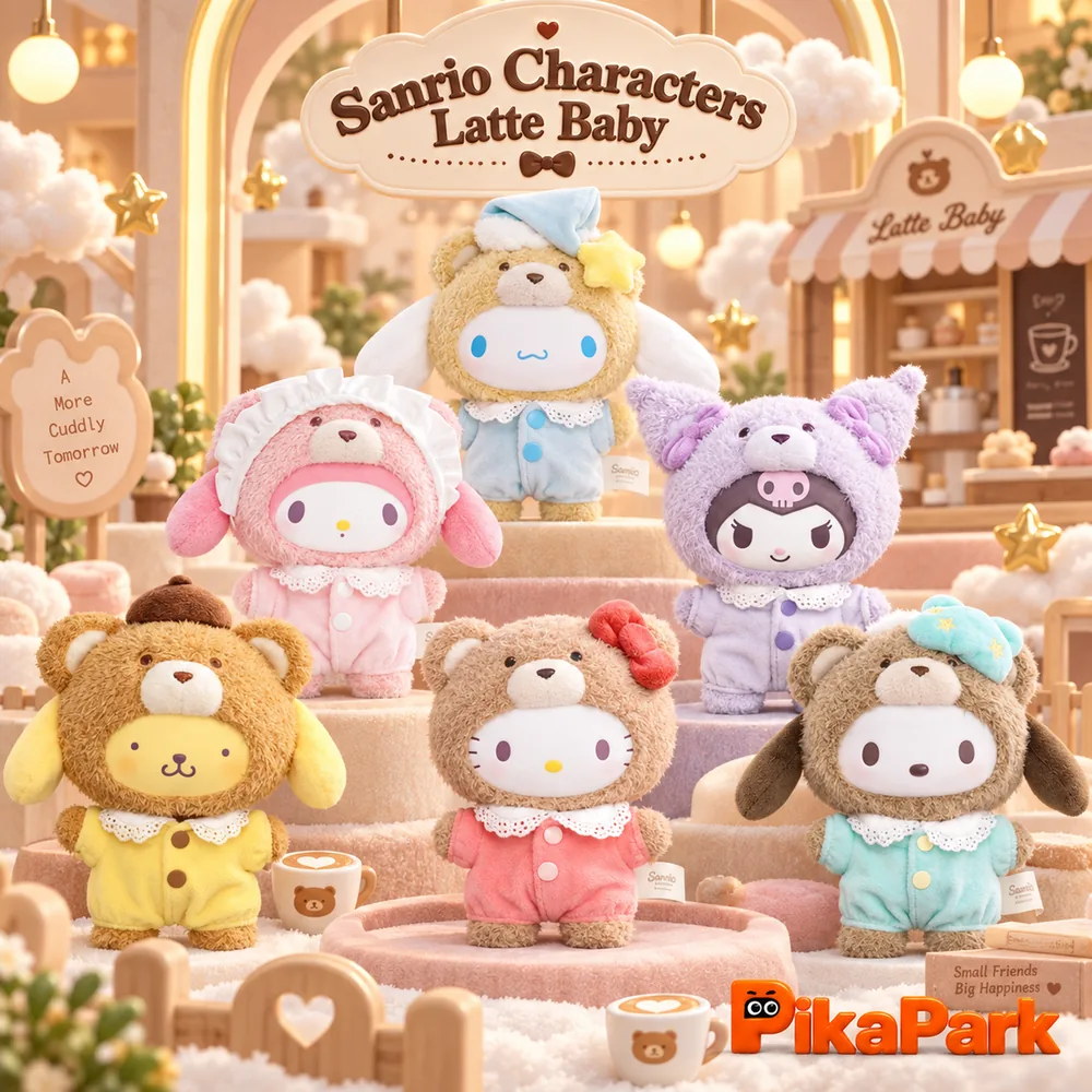 Sanrio Characters Latte Baby Plush – Authentic Designer Collectible