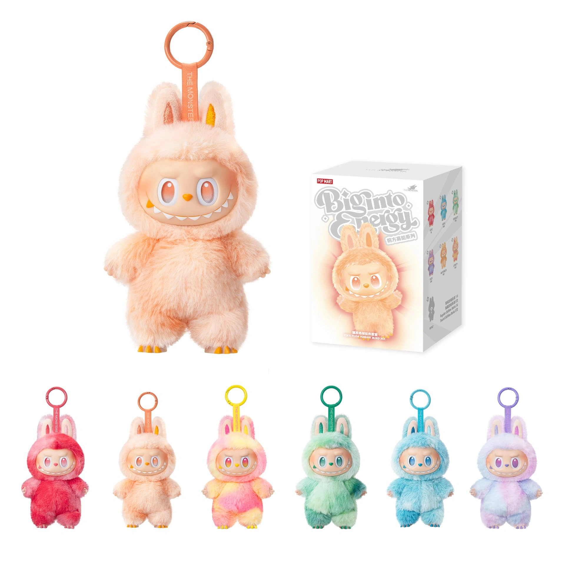 POP MART: The Monsters Energy Plush Surprise! Collectible Blind Box Fun Random Figures.
